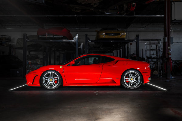 LED Illuminated Garage Mat for Cars