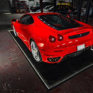 LED garage car mat Ferrari F430