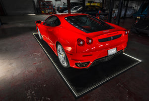 LED garage car mat Ferrari F430