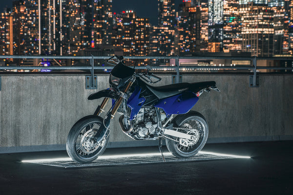 Illuminated Motorcycle Mat for Supermotos